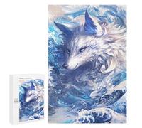 Jigsaw Puzzle for Adults 1000 PCS Oceanic Wolf Majesty -1 Puzzle For Teenagers Difficult Hard Wishlist with Santa Claus Challenging Family Fun Game 1000 PCS