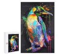Jigsaw Puzzle for Adults 1000 PCS Penguin Popart Painting Teenagers Puzzles Brain Teaser Game Analysis And Logic for Is Ideal As A Gift 1000 PCS