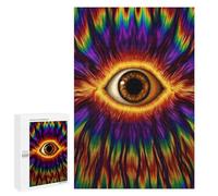 Jigsaw Puzzle for Adults 1000 PCS Psychedelic Eye Art Print-6 Jigsaws for Adults Puzzle Difficult Challenge Difficult And Challenge Brainteaser Family Games 1000 PCS