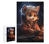 Jigsaw Puzzle for Adults 1000 PCS Silly Gaming Fox Teenagers Puzzles Relaxing Games Presents for Women Unique Gifts for Birthday And Christmas 1000 PCS