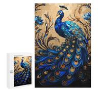 Jigsaw Puzzle for Adults 1000 PCS Stained Glass Peacock Artwork-1 Jigsaws for Adults Puzzle Difficult Challenge Difficult And Challenge Brainteaser Family Games 1000 PCS