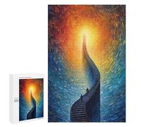 Jigsaw Puzzle for Adults 1000 PCS Stairways to The Light Teenagers Puzzles Brain Teaser Game Analysis And Logic for Is Ideal As A Gift 1000 PCS