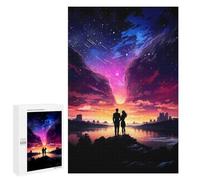 Jigsaw Puzzle for Adults 1000 PCS Sunset Nebula Lovers Teenagers Puzzles Family Games Difficult Hard for Is Ideal As A Gift 1000 PCS