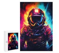 Jigsaw Puzzle for Adults 1000 PCS Surreal Astronaut Deco Teenagers Puzzles Brain Teaser Game Analysis And Logic for Is Ideal As A Gift 1000 PCS