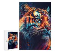 Jigsaw Puzzle for Adults 1000 PCS The Mighty Tiger Jigsaw for Adults Anti-Stress Toys Enhance Memory Birthday And Unique Gifts 1000 PCS