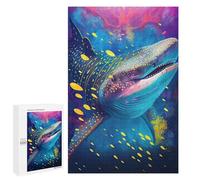 Jigsaw Puzzle for Adults 1000 PCS The Peaceful Whale Shark Teenagers Puzzles Brain Teaser Game Analysis And Logic for Is Ideal As A Gift 1000 PCS