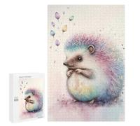 Jigsaw Puzzle for Adults 1000 PCS Tiny Little Hedgehog Puzzle for Adults Family Games But Fun And Humorous Difficult And Challenge 1000 PCS