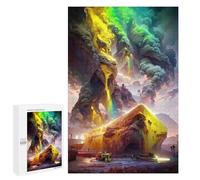 Jigsaw Puzzle for Adults 1000 PCS Volcanic Rainbow Eruption Teenagers Puzzles Brain Teaser Game Analysis And Logic for Is Ideal As A Gift 1000 PCS