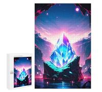 Jigsaw Puzzle for Adults 1000 PCS Whispering Crystal Vault Teenagers Puzzles Brain Teaser Game Analysis And Logic for Is Ideal As A Gift 1000 PCS