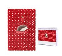 Jigsaw Puzzle for Adults 1000 Piece Funny Challenging Puzzles Red Polka dot Hedgehog Picture Jigsaw Wooden Puzzle Artwork Family Game Puzzle for Birthday 29.5" x 19.7"