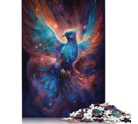 Jigsaw Puzzle For Adults 1000 Piece Galaxy Phoenix Bird Diy Creative Puzzle Wooden Jigsaw for 18+ And Adults 500pcs (52x38cm)