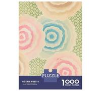 Jigsaw Puzzle for Adults 1000 Pieces Abstract Floral Botanical Japanese Jigsaw Puzzle Relax Games Precision Cutting Parent-child Interaction 52x38cm/1000pcs