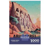 Jigsaw Puzzle for Adults 1000 Pieces, Abu Simbel Egypt Mosaic Artwork, Relaxing Puzzle Experience, Christmas Puzzle Collection, Precision Cut Pieces, 38x26cm/1000pcs