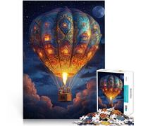 Jigsaw Puzzle for Adults 1000 Pieces Air balloon Spielzeug für die ganze Familie Verbessern Sie das Gedächtnis52x38cm