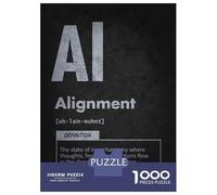 Jigsaw Puzzle for Adults 1000 Pieces Alignment Element - Manifestation Success Puzzles for Adults Relax Games Pattern Assembly for Is Ideal As A Gift 38x26cm/1000pcs