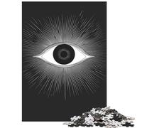 Jigsaw Puzzle for Adults 1000 Pieces All-Seeing Eye Help The Brain Exercise A Work of Art Relax Games for Ages 14 And over (38x52cm)