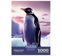 Jigsaw Puzzle for Adults 1000 Pieces Alone Penguin Jigsaw Puzzle Relax Games Precision Cutting Parent-child Interaction 38x26cm/1000pcs