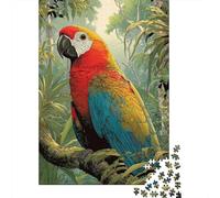 Jigsaw Puzzle for Adults 1000 Pieces Amazon Rainforest Parrot Adult Jigsaw Puzzle Relaxing Games Wall Decoration for Is Ideal As A Gift 70x50cm/1000pcs
