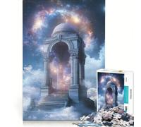 Jigsaw Puzzle for Adults 1000 Pieces Ancient Celestial Gateway, Relaxing Games, Difficult Hard, Wishlist with Santa Claus 38x26cm