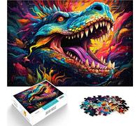 Jigsaw Puzzle for Adults 1000 Pieces ancient crocodile monsters puzzle game 26x38cm Enhance love between couples for ages 14+