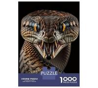 Jigsaw Puzzle for Adults 1000 Pieces Angry Snake Jigsaw Puzzle Brain Teaser Game For Family Fun Parent-child Interaction 70x50cm/1000pcs