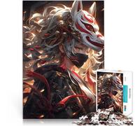 Jigsaw Puzzle for Adults 1000 Pieces Anime Samurai Maiden Schwierig und herausfordernd Ein Kunstwerk52x38cm