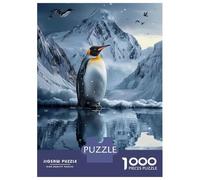 Jigsaw Puzzle for Adults 1000 Pieces Antarctica Penguin Adult Jigsaw Puzzle Hands-on Game Pattern Assembly Unique Gifts for Birthday And Christmas 52x38cm/1000pcs