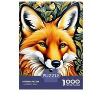 Jigsaw Puzzle for Adults 1000 Pieces Art Nouveau Fox Morris Puzzle for Adults Family Game Improve Memory Parent-child Interaction 52x38cm/1000pcs