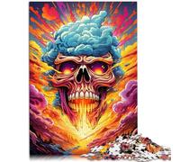 Jigsaw Puzzle for Adults 1000 Pieces artistic skull puzzle game 26x38cm is ideal as gifts for the whole family for teenager 14+