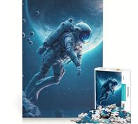 Jigsaw Puzzle for Adults 1000 Pieces Astronaut in The Ocean, Relaxing Games, Train Your Brain And Hands, Unique Birthday And Gifts 38x26cm