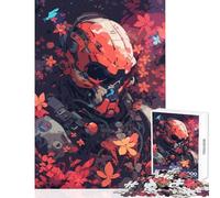 Jigsaw Puzzle for Adults 1000 Pieces Astronaut Long Gone DIY Toys Funny Gift Educational Game Improving Love between Couples Size 38x52cm