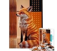 Jigsaw Puzzle for Adults 1000 Pieces Aurum Vulpes Educational Challenge Hand Speed Race DIY Toys for And 14 Years And over (38x26cm)