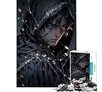 Jigsaw Puzzle for Adults 1000 Pieces Azure Mage︰ Battle Scarred Brain Teaser Game Addictive Toys to Cultivate Patience Gifts Ideas Perfect Decoration (Size 38x26cm)