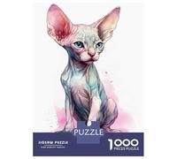 Jigsaw Puzzle for Adults 1000 Pieces Baby Sphinx Cat Kitten Jigsaw Puzzle Brain Teaser Game For Family Fun Parent-child Interaction 70x50cm/1000pcs