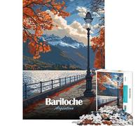 Jigsaw Puzzle for Adults 1000 Pieces Bariloche, Argentina Relax Games for Educational Game Challenge Toy Birthday Gifts Wall Decoration (size 38x52cm)
