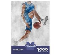 Jigsaw Puzzle for Adults 1000 Pieces Basketball 8 Teenager Puzzles Fun Games Analysis And Logic Difficult And Challenge 70x50cm/1000pcs