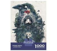 Jigsaw Puzzle for Adults 1000 Pieces Beware The Door Jigsaw Puzzle Relax Games Precision Cutting Parent-child Interaction 38x26cm/1000pcs