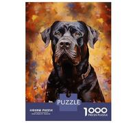 Jigsaw Puzzle for Adults 1000 Pieces Black Cane Corso Dog Jigsaw for Adults Relax Games Hand Speed Race Difficult And Challenge 52x38cm/1000pcs