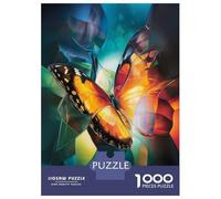 Jigsaw Puzzle for Adults 1000 Pieces Butterfly Abstract Art Puzzles for Adults Relax Games Pattern Assembly for Is Ideal As A Gift 70x50cm/1000pcs