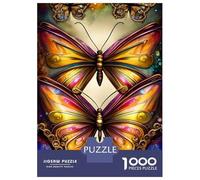 Jigsaw Puzzle for Adults 1000 Pieces Butterfly in Steampunk Jigsaw Puzzle Brain Teaser Game For Family Fun Parent-child Interaction 38x26cm/1000pcs