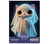 Jigsaw Puzzle for Adults 1000 Pieces Cat Angel Jigsaw Puzzle Brain Teaser Game Stress Reliever Birthday And Unique Gifts 70x50cm/1000pcs