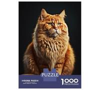 Jigsaw Puzzle for Adults 1000 Pieces Cat Posing for Camera Jigsaw Puzzle Brain Teaser Game Stress Reliever Birthday And Unique Gifts 70x50cm/1000pcs