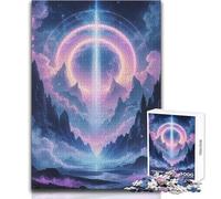 Jigsaw Puzzle for Adults 1000 Pieces Celestial Convergence Peaceful And Satisfying Pastime Perfect Interlock Precision Cut Toy Size 38x26cm