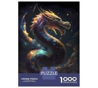 Jigsaw Puzzle for Adults 1000 Pieces Celestial Dragon Universe Adult Jigsaw Puzzle Hands-on Game Pattern Assembly Unique Gifts for Birthday And Christmas 52x38cm/1000pcs