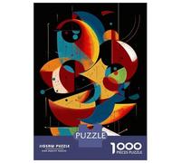 Jigsaw Puzzle for Adults 1000 Pieces Celestial Harmony - Dynamic Geometric Abstract Adult Jigsaw Puzzle Relaxing Games Wall Decoration for Is Ideal As A Gift 52x38cm/1000pcs