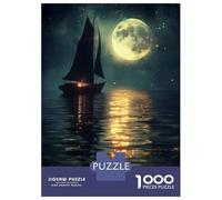 Jigsaw Puzzle for Adults 1000 Pieces Celestial Sails at Night Jigsaw for Adults Relax Games Hand Speed Race Difficult And Challenge 38x26cm/1000pcs