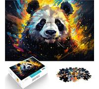 Jigsaw Puzzle for Adults 1000 Pieces Color drawing of fantasy panda puzzle game 26x38cm Stress Reliever Staycation Kill time