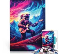 Jigsaw Puzzle for Adults 1000 Pieces Colorful Guitarist Pop Art Denkspiel denn eignet sich ideal als Geschenk für die ganze Familie75x50cm