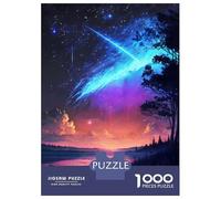 Jigsaw Puzzle for Adults 1000 Pieces Comet Rain Sunset Night Teenager Puzzles Fun Games Staycation Kill Time for Is Ideal As A Gift 70x50cm/1000pcs