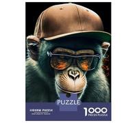 Jigsaw Puzzle for Adults 1000 Pieces Cool Monkey Jigsaws for Adults Toy Wall Decor Improve Memory for Is Ideal As A Gift 70x50cm/1000pcs